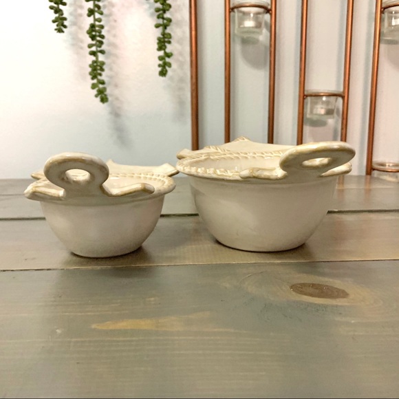 Nautical Anchor Decorative Ceramic Bowls 2 Sizes - Picture 6 of 9